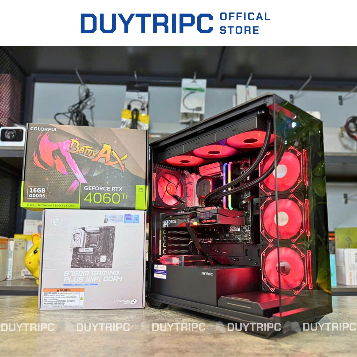 PC ANTEC i5 14600KF/ RTX 4060 Ti 16GB/ RAM 16GB/ SSD 512GB